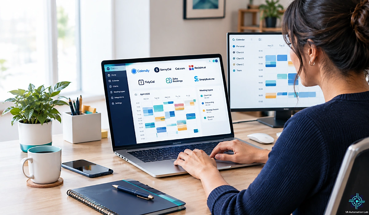 Calendly alternatives for virtual assistants with six scheduling tools for managing client calendars